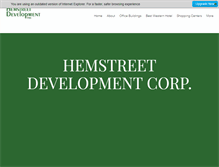 Tablet Screenshot of hemstreet.com